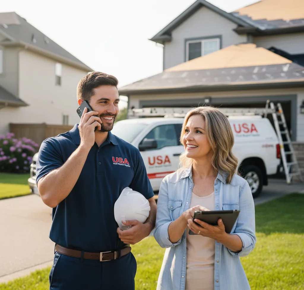 USA Roof Repair Experts customer support in Hazleton